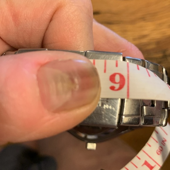 FOSSIL AM4056 RETRO DATE FUNCTION 100M STAINLESS MENS WATCH NEW BATTERY! - Picture 9 of 11